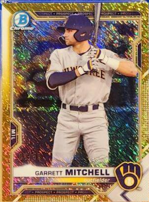 Garrett Mitchell [Gold Shimmer Refractor] #BCP-129
