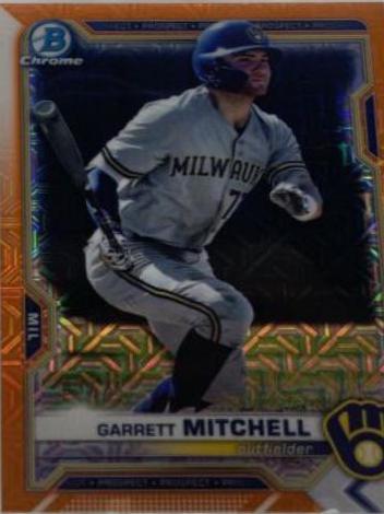 Garrett Mitchell [Orange Refractor Mega Box Mojo] #BCP-129