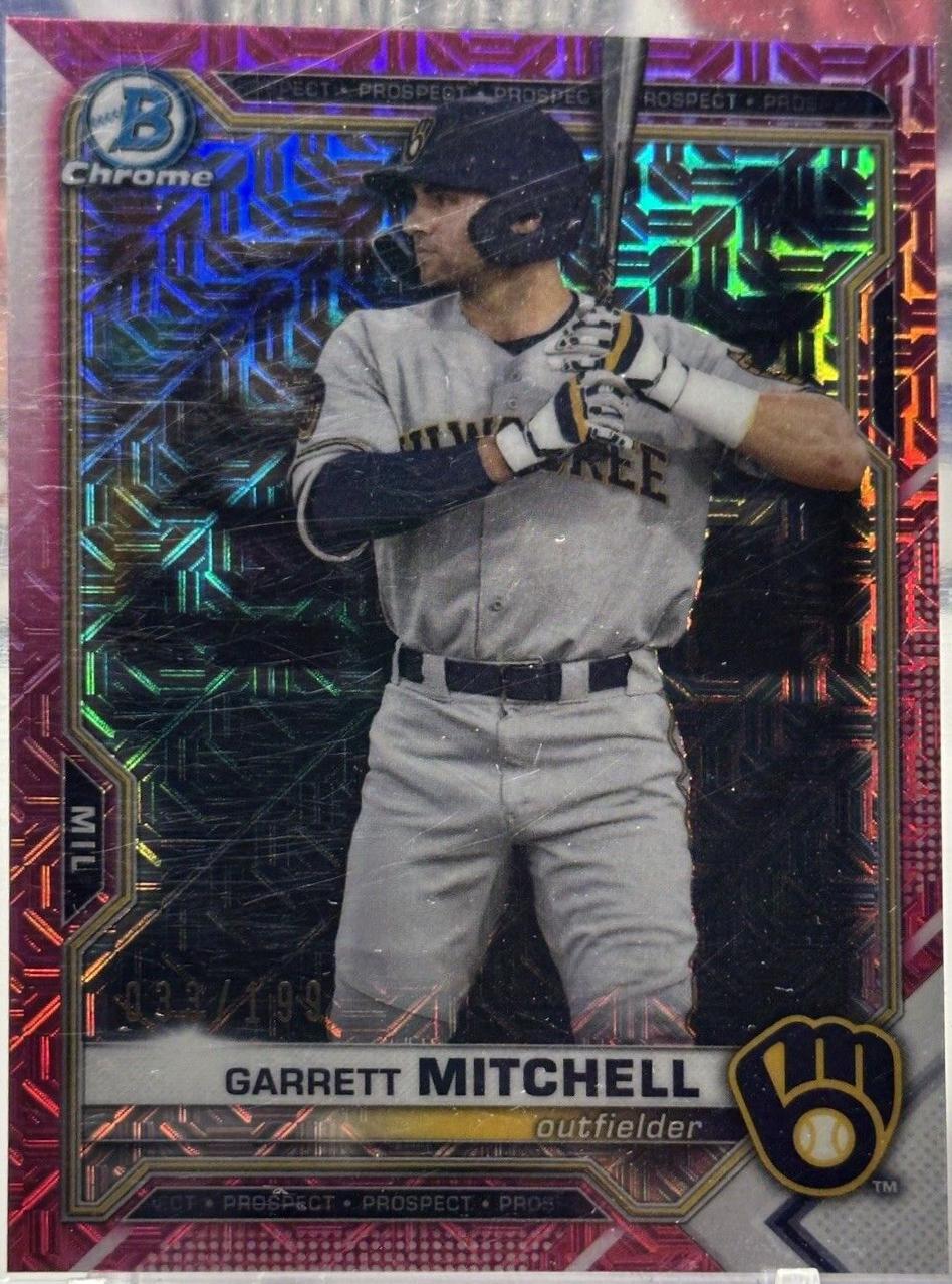 Garrett Mitchell [Pink Refractor Mega Box Mojo] #BCP-129