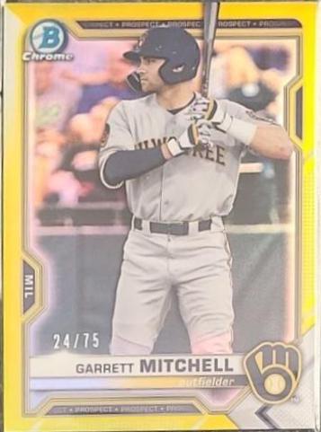 Garrett Mitchell [Yellow Refractor] #BCP-129