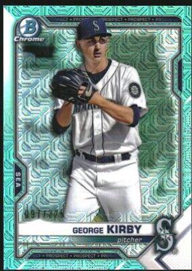 George Kirby [Aqua Refractor Mega Box Mojo] #BCP-117