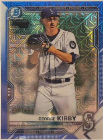 George Kirby [Blue Refractor Mega Box Mojo] #BCP-117