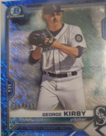 George Kirby [Blue Shimmer Refractor] #BCP-117