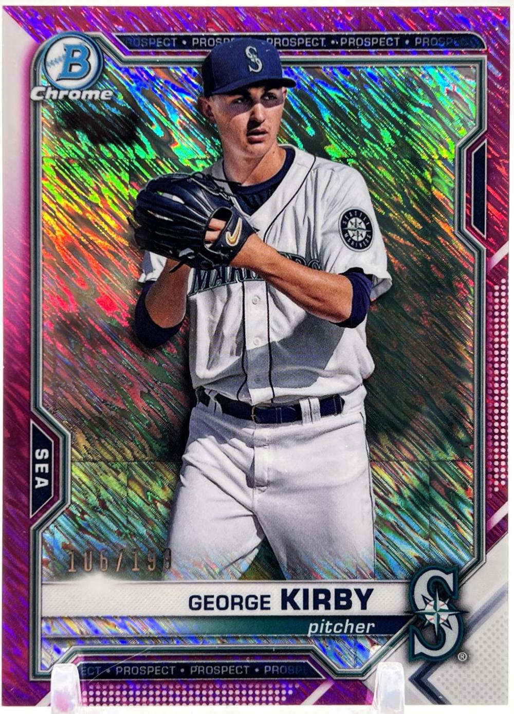 George Kirby [Fuchsia Shimmer Refractor] #BCP-117