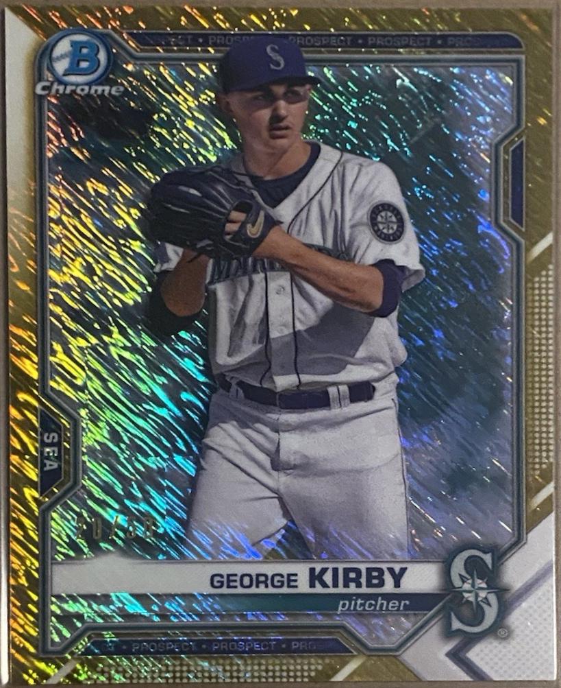George Kirby [Gold Shimmer Refractor] #BCP-117