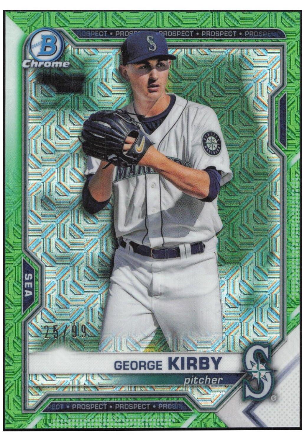 George Kirby [Green Refractor Mega Box Mojo] #BCP-117