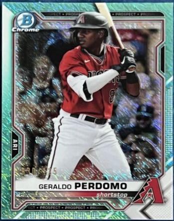 Geraldo Perdomo [Aqua Shimmer Refractor] #BCP-109
