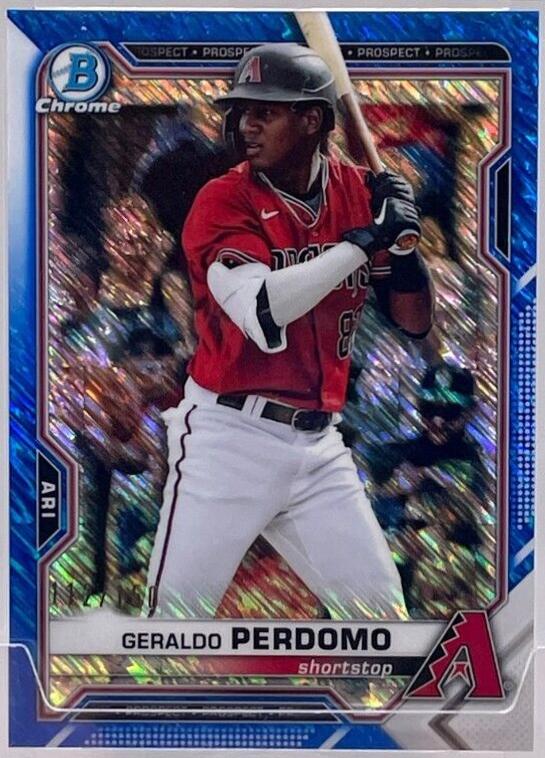 Geraldo Perdomo [Blue Shimmer Refractor] #BCP-109