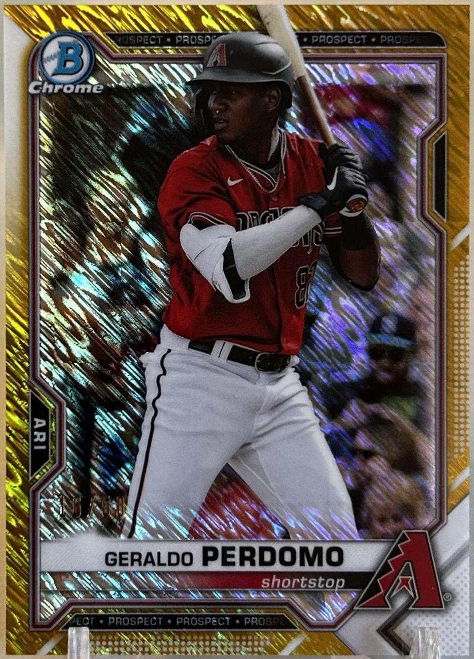 Geraldo Perdomo [Gold Shimmer Refractor] #BCP-109