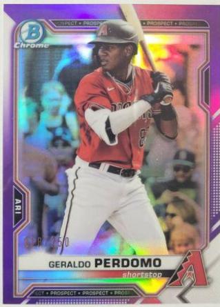 Geraldo Perdomo [Purple Refractor] #BCP-109