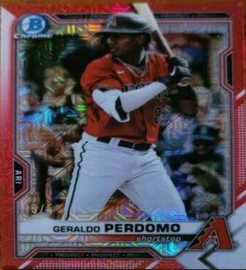 Geraldo Perdomo [Red Refractor Mega Box Mojo] #BCP-109