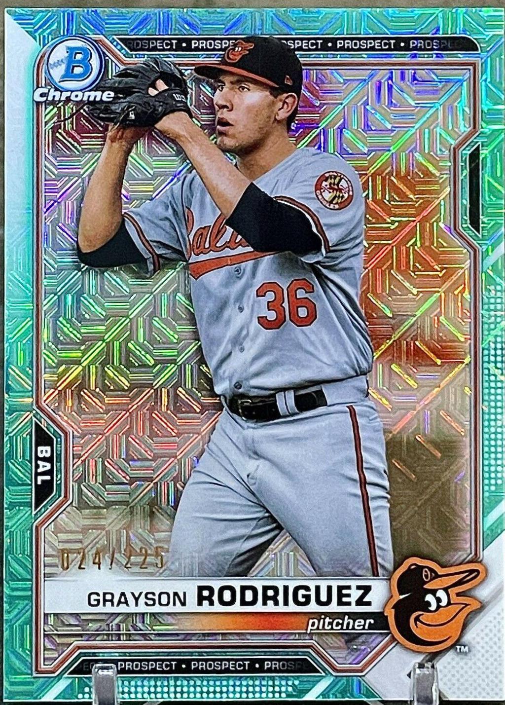 Grayson Rodriguez [Aqua Refractor] #BCP-118