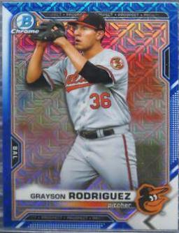 Grayson Rodriguez [Blue Refractor Mega Box Mojo] #BCP-118