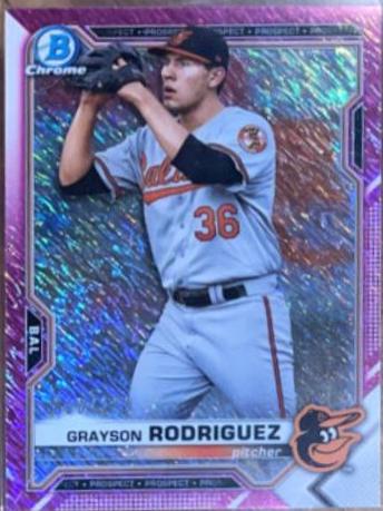 Grayson Rodriguez [Fuchsia Shimmer Refractor] #BCP-118