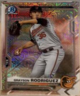 Grayson Rodriguez [Gold Refractor Mega Box Mojo] #BCP-118