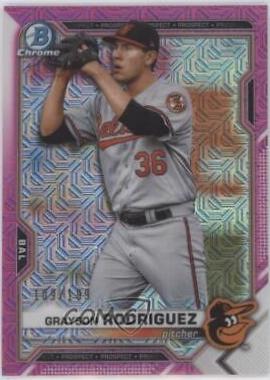 Grayson Rodriguez [Pink Refractor Mega Box Mojo] #BCP-118