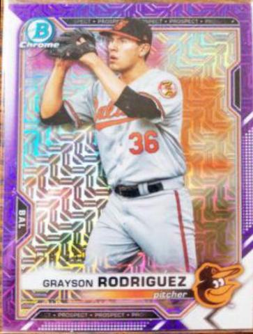 Grayson Rodriguez [Purple Refractor Mega Box Mojo] #BCP-118