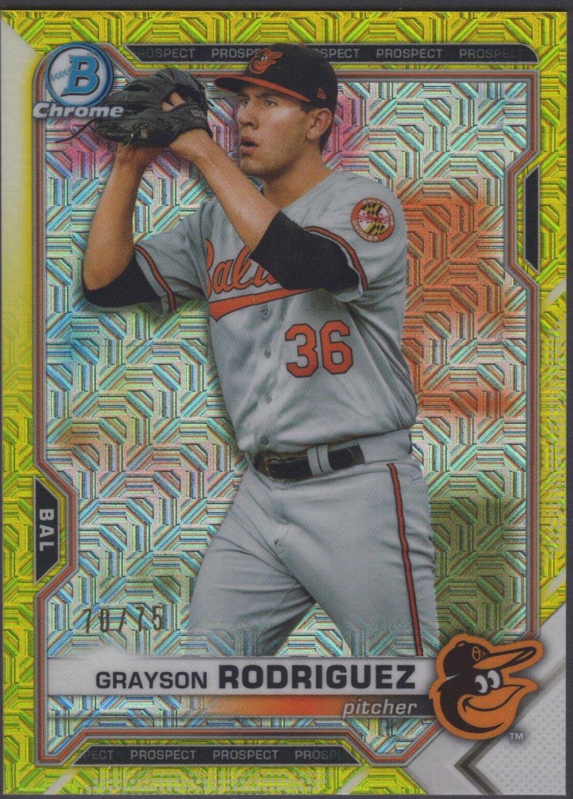 Grayson Rodriguez [Yellow Refractor] #BCP-118