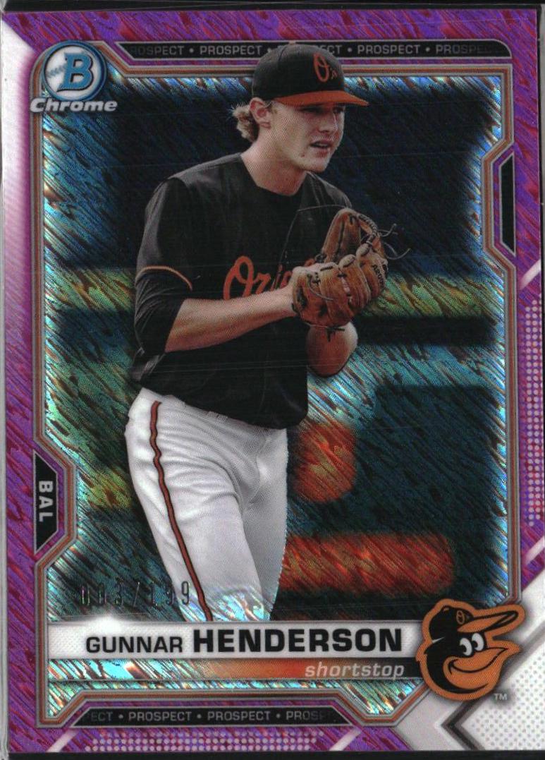 Gunnar Henderson [Fuchsia Shimmer Refractor] #BCP-49