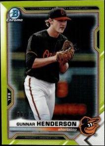 Gunnar Henderson [Yellow Refractor] #BCP-49