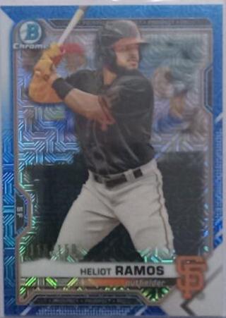 Heliot Ramos [Blue Refractor Mega Box Mojo] #BCP-69
