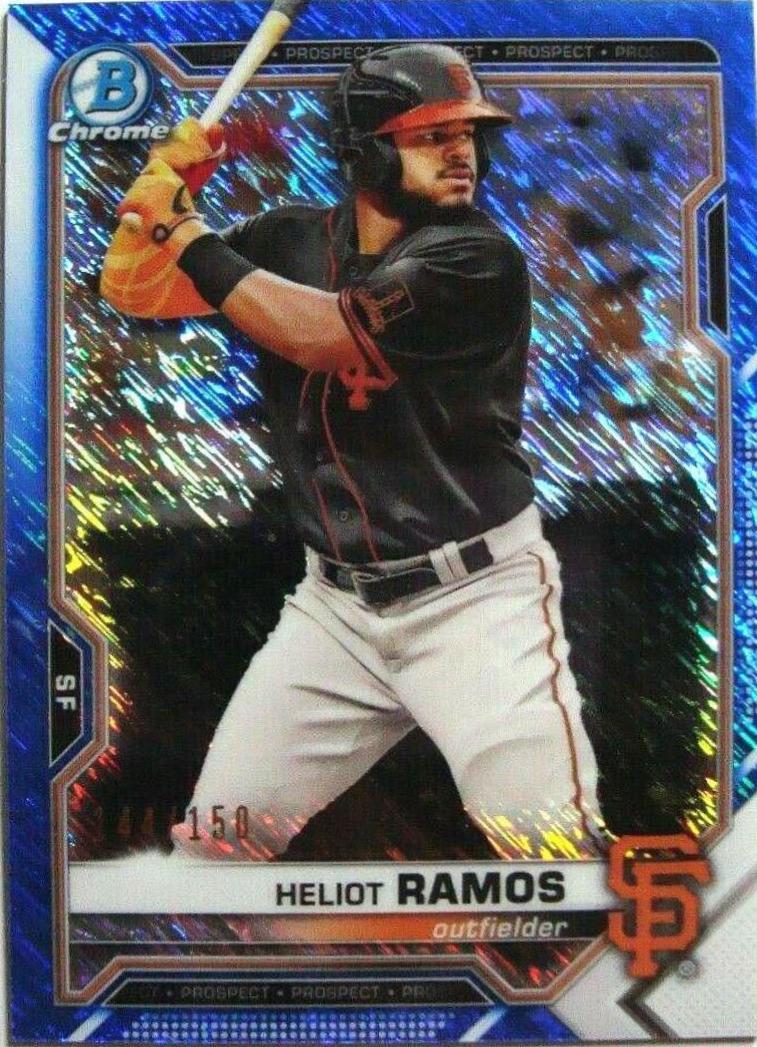 Heliot Ramos [Blue Shimmer Refractor] #BCP-69