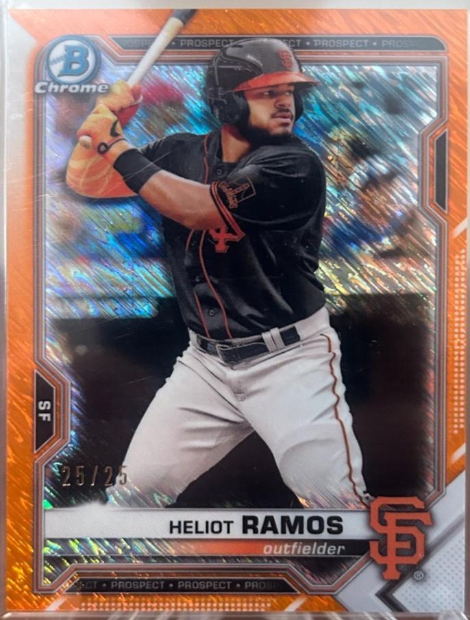 Heliot Ramos [Orange Shimmer Refractor] #BCP-69