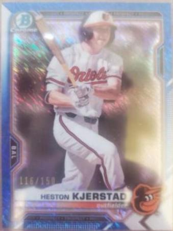 Heston Kjerstad [Blue Shimmer Refractor] #BCP-138