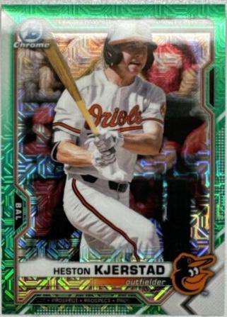 Heston Kjerstad [Green Refractor Mega Box Mojo] #BCP-138