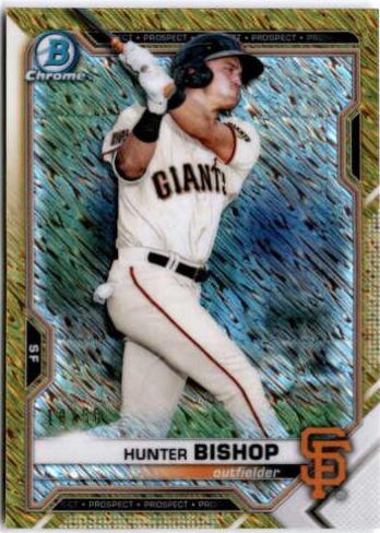 Hunter Bishop [Gold Shimmer Refractor] #BCP-18