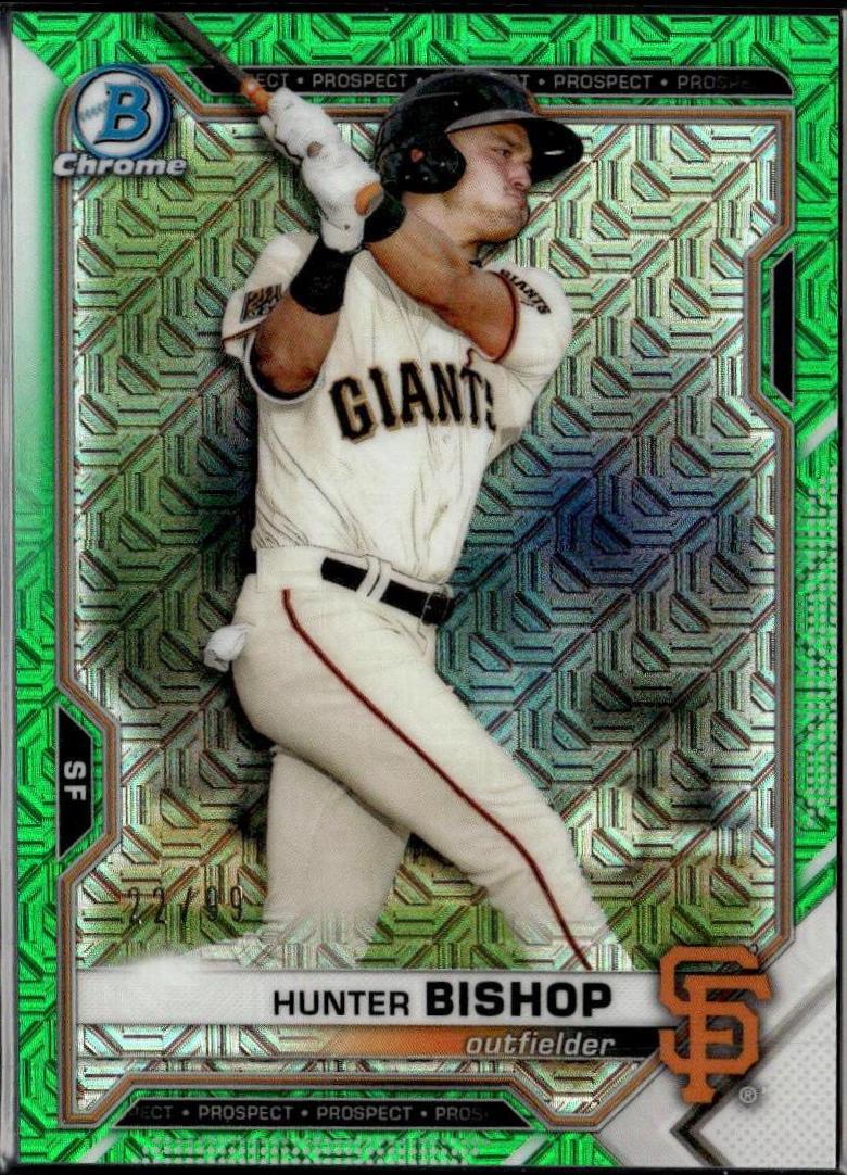 Hunter Bishop [Green Refractor Mega Box Mojo] #BCP-18
