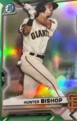 Hunter Bishop [Green Refractor] #BCP-18