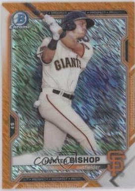 Hunter Bishop [Orange Shimmer Refractor] #BCP-18