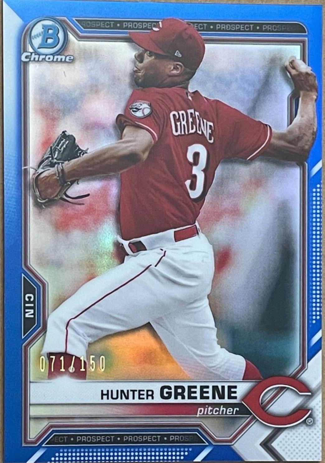 Hunter Greene [Blue Refractor] #BCP-127
