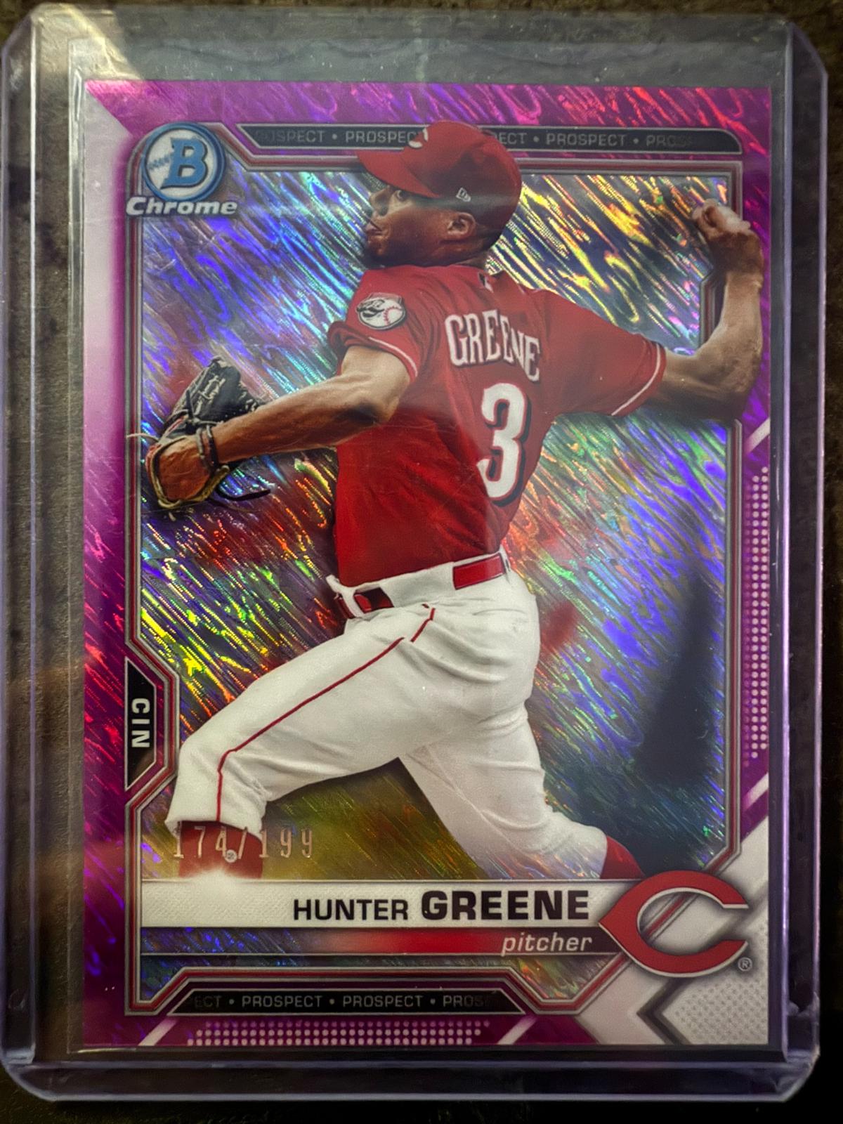 Hunter Greene [Fuchsia Shimmer Refractor] #BCP-127