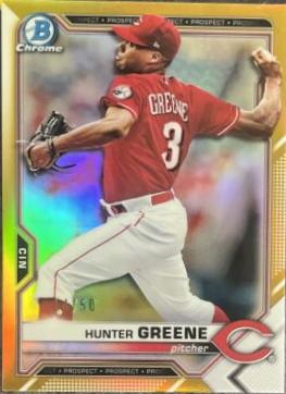 Hunter Greene [Gold Refractor] #BCP-127