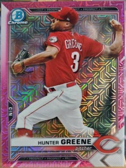 Hunter Greene [Pink Refractor Mega Box Mojo] #BCP-127