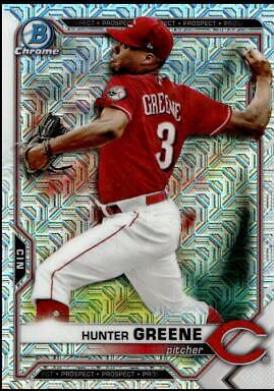 Hunter Greene [Yellow Refractor Mega Box Mojo] #BCP-127