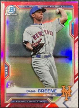 Isaiah Greene [Red Refractor] #BCP-62