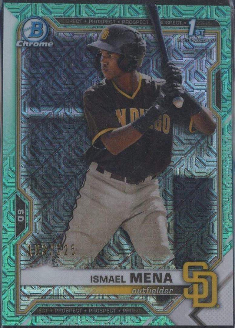 Ismael Mena [Aqua Refractor Mega Box Mojo] #BCP-36