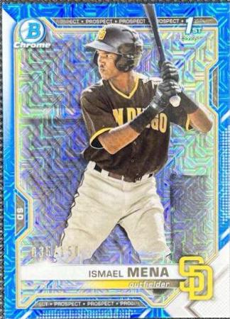Ismael Mena [Blue Refractor Mega Box Mojo] #BCP-36