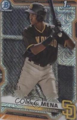 Ismael Mena [Orange Refractor Mega Box Mojo] #BCP-36