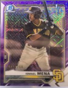 Ismael Mena [Purple Refractor Mega Box Mojo] #BCP-36
