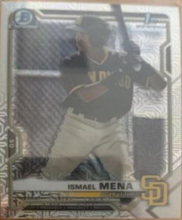 Ismael Mena [Yellow Refractor Mega Box Mojo] #BCP-36