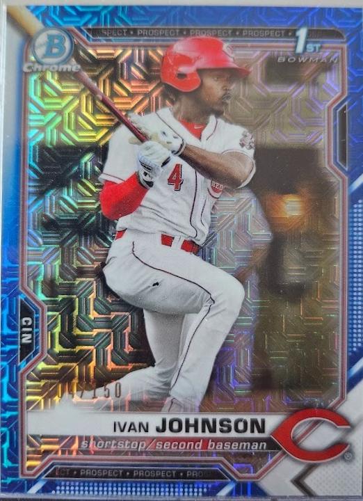 Ivan Johnson [Blue Refractor Mega Box Mojo] #BCP-149