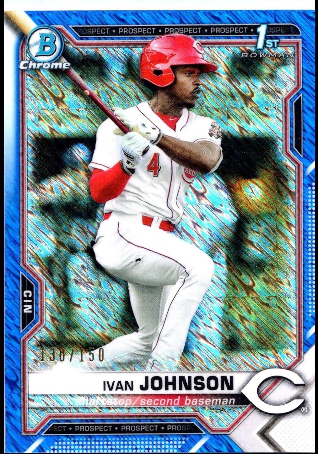 Ivan Johnson [Blue Shimmer Refractor] #BCP-149
