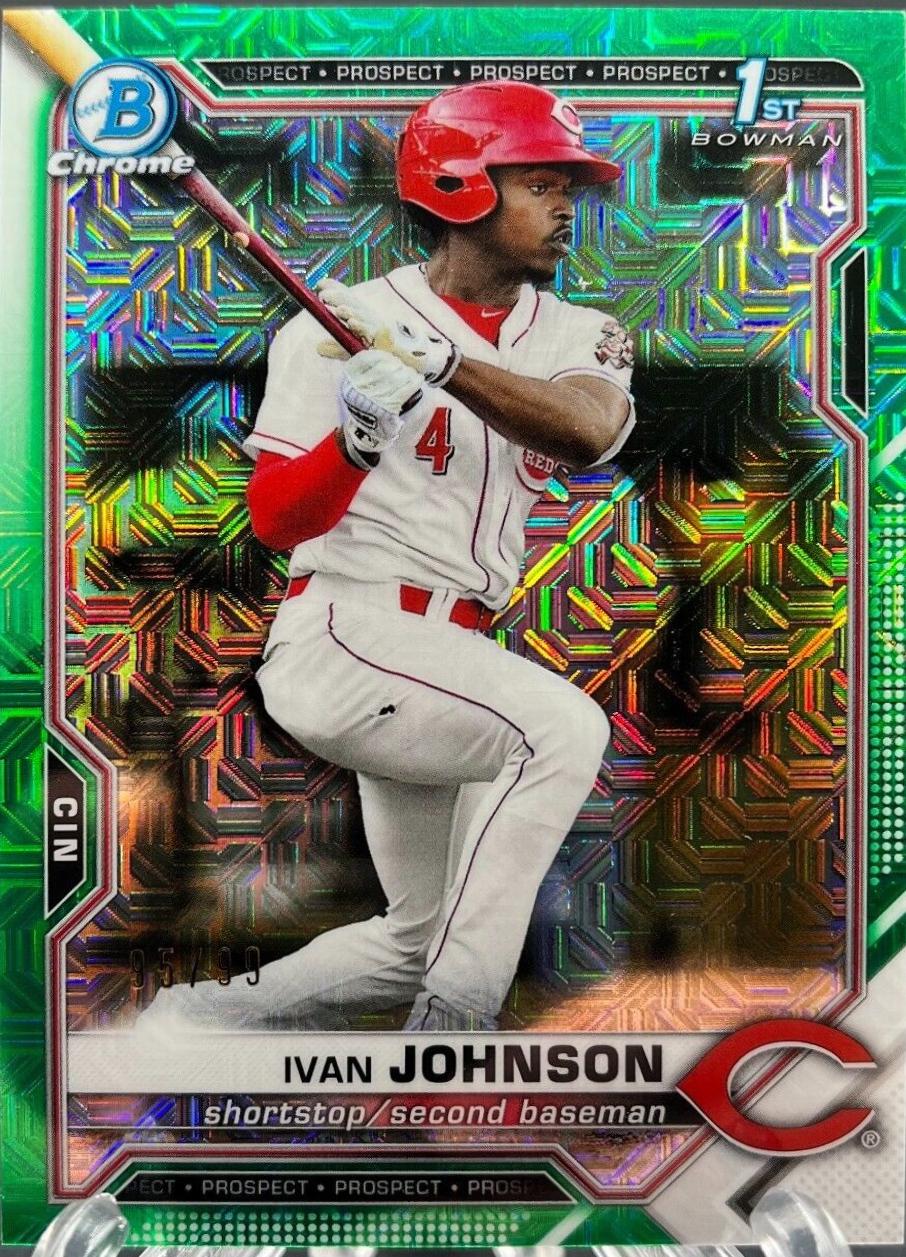 Ivan Johnson [Green Refractor Mega Box Mojo] #BCP-149