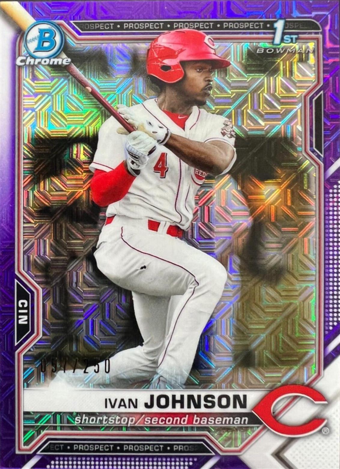 Ivan Johnson [Purple Refractor Mega Box Mojo] #BCP-149