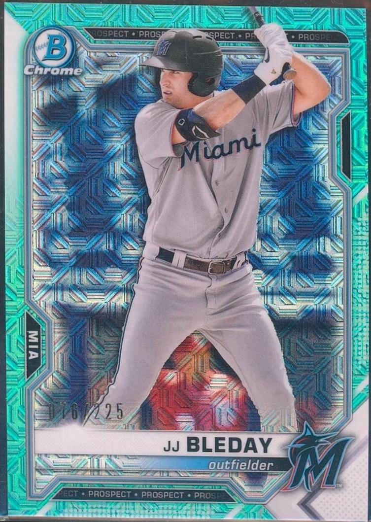 JJ Bleday [Aqua Refractor Mega Box Mojo] #BCP-93