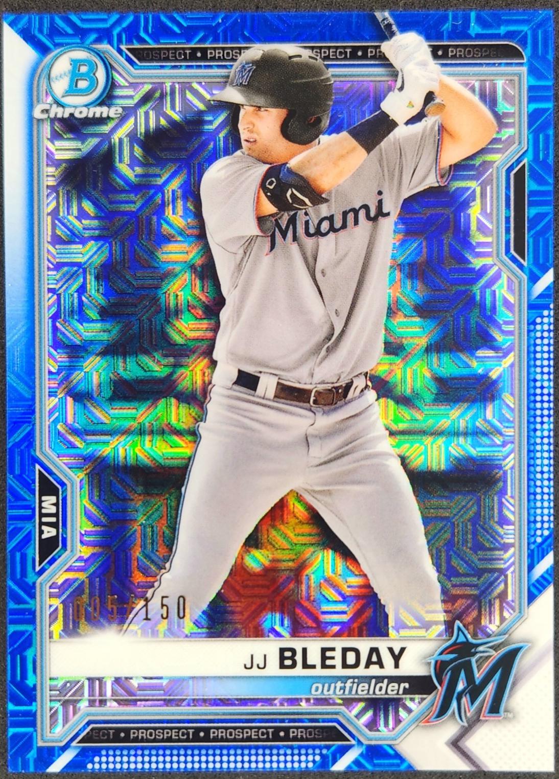 JJ Bleday [Blue Refractor Mega Box Mojo] #BCP-93
